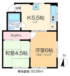 高橋コーポの物件間取画像